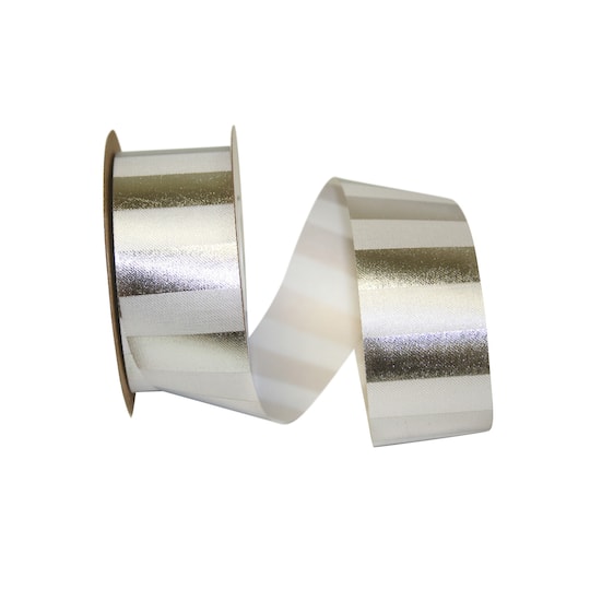 Reliant 1.375" x 25yd. Cabana Stripe Ribbon